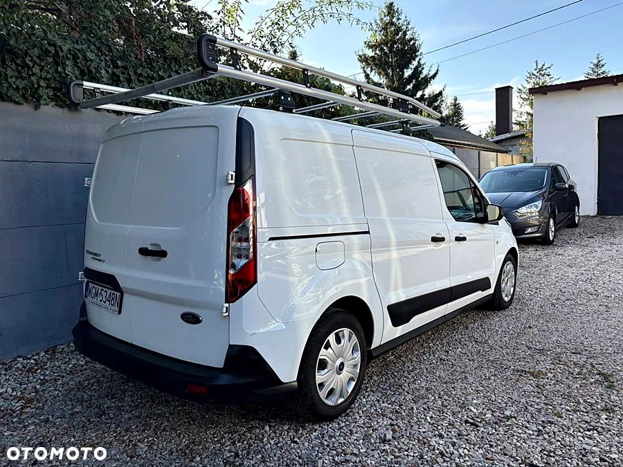 Ford Transit Connect 3 osoby LONG MAXI Klima Navi Kamera Czujniki parkowania GrzSzyba Bluetooth Apple Car Play Android Auto Bagażnik dachowy Hak Nowy rozrząd i oleje Gotowy do jazdy Pełny 2019 rok - 13