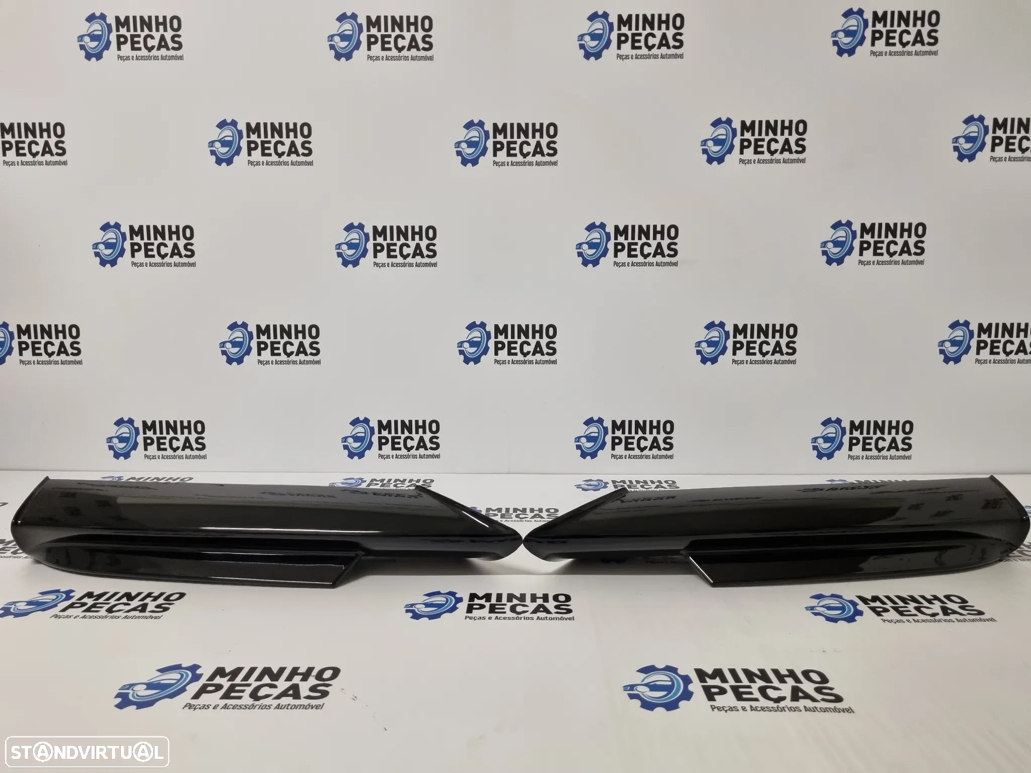 Splitters Frontais BMW (E90/E91) Pré-Lci M Preto Brilho - 2