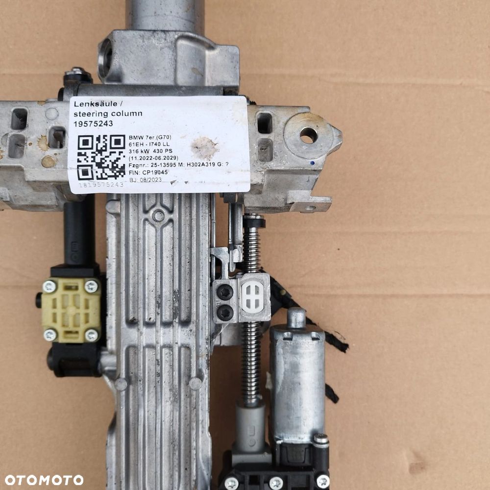SZTYCA KOLUMNA KIEROWNICZA ELEKTRYCZNIE REGULOWANA BMW G60 G61 G70 5A81931 - 5