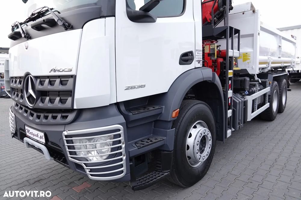 Mercedes-Benz AROCS 2636 / 6x4 / BASCULANTE / HIDROBOARD / + HDS FASSI F 175a / RADIO CONTROL / ROTATOR / EURO 6 / 2016 - 13