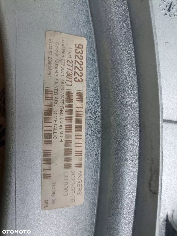 MASKOWNICA NADKOLE BŁOTNIK SCANIA NGS 2773071 - 2