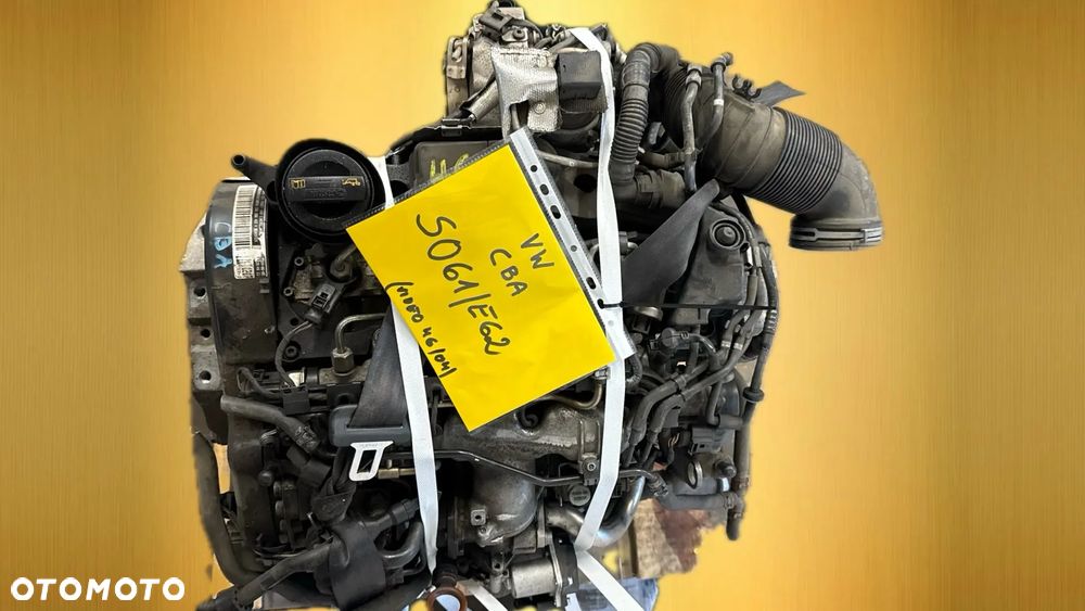 Volkswagen CBA 2.0 diesel silnik kompletny z pełnym osprzętem gotowy do montażu VIDEO PRACY SILNIKA - WHATSAPP LUB LINK W OPISIE - 4