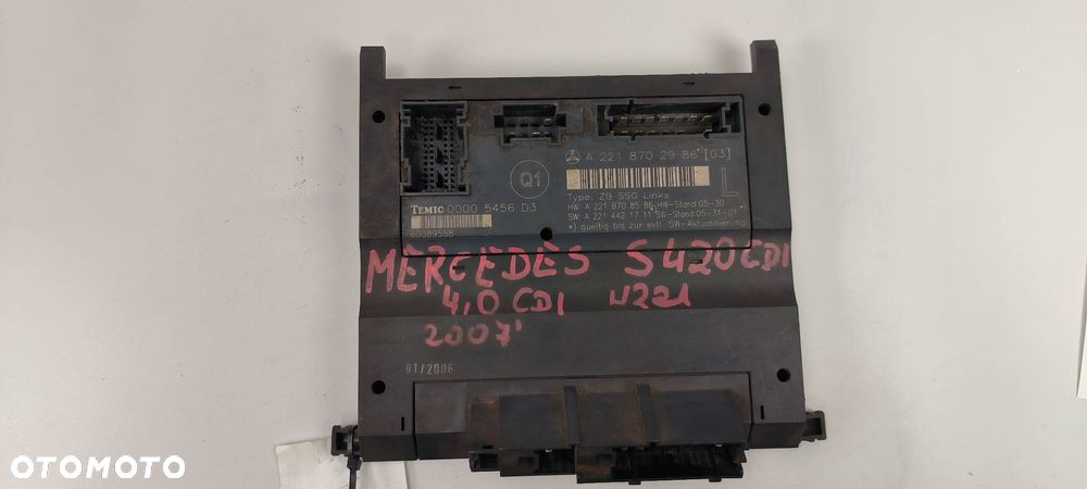 MODUŁ MERCEDES S 420 A2218702986 - 2