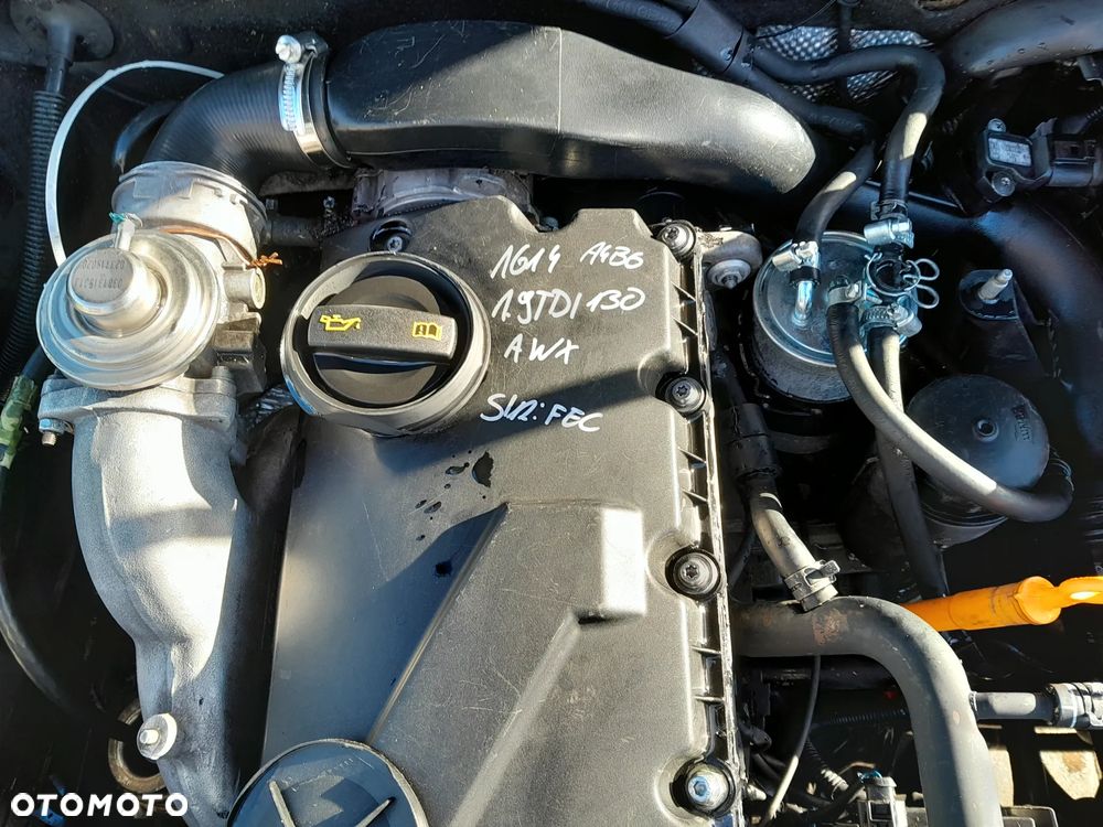AUDI A4 B6 SILNIK 1.9 TDI 130KM DIESEL OZNACZENIE: AWX - 1