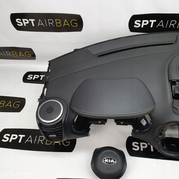 KIA SOUL II 2 DESKA ROZDZIELCZA KONSOLA KOKPIT PULPIT PODUSZKI AIRBAG AIR BAG PASY KIT SET - 2