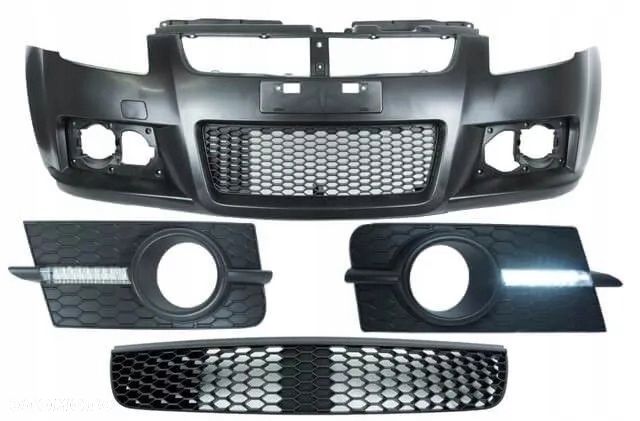 Zderzak przedni kompletny Grill kratki Sport Suzuki Swift III 3 2005-2010 - 1
