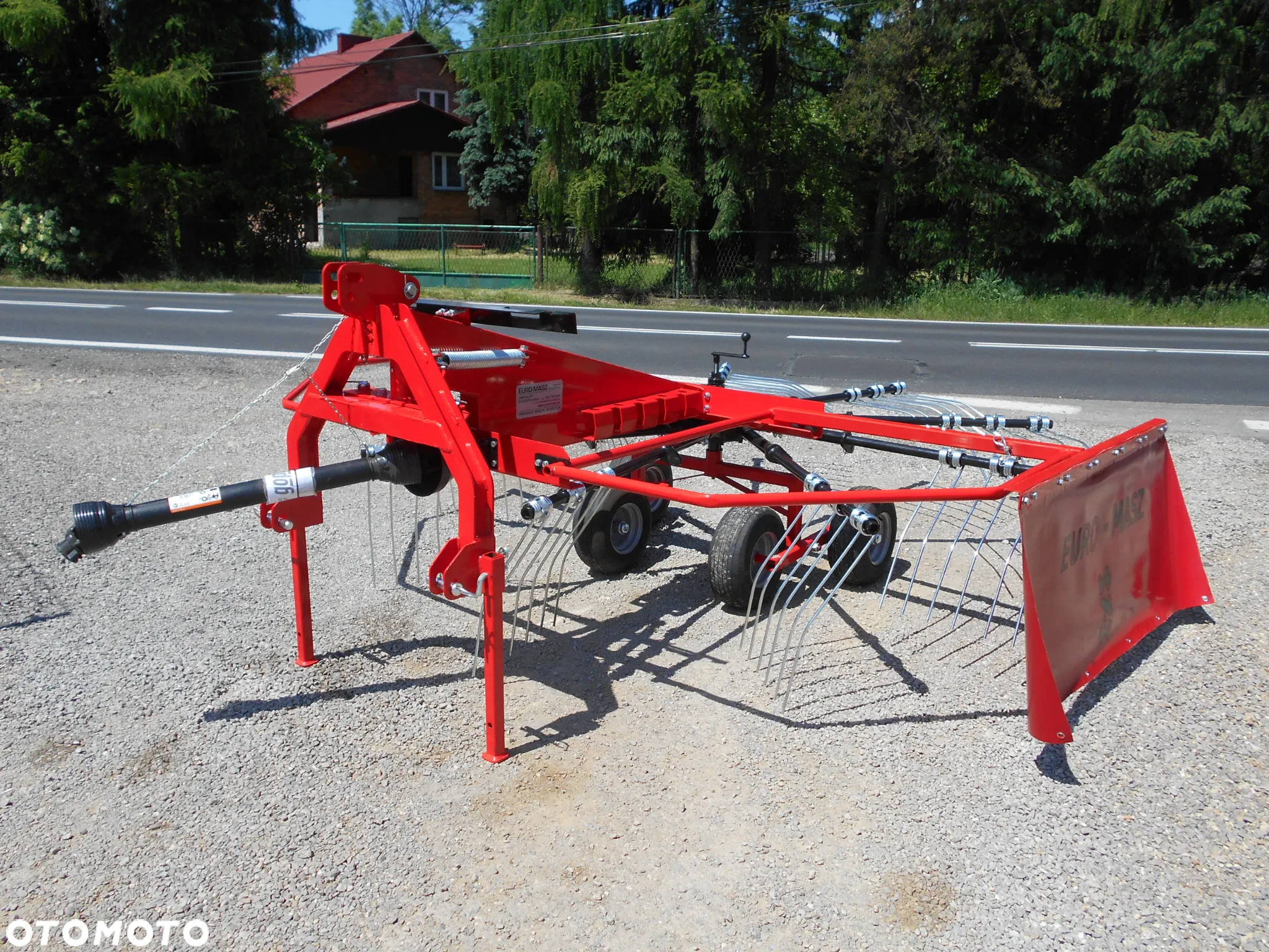 ZGRABIARKA KARUZELOWA/PAJĄK 3,5m TANDEM WAŁEK WOM koło kopiujące - 5