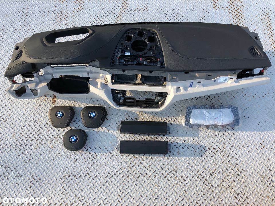 BMW 5 6 G30 G31 G32 DESKA KONSOLA KOKPIT PULPIT PÓŁKA PARAPET PODUSZKI AIRBAG AIR BAG PASY USA KANADA - 2