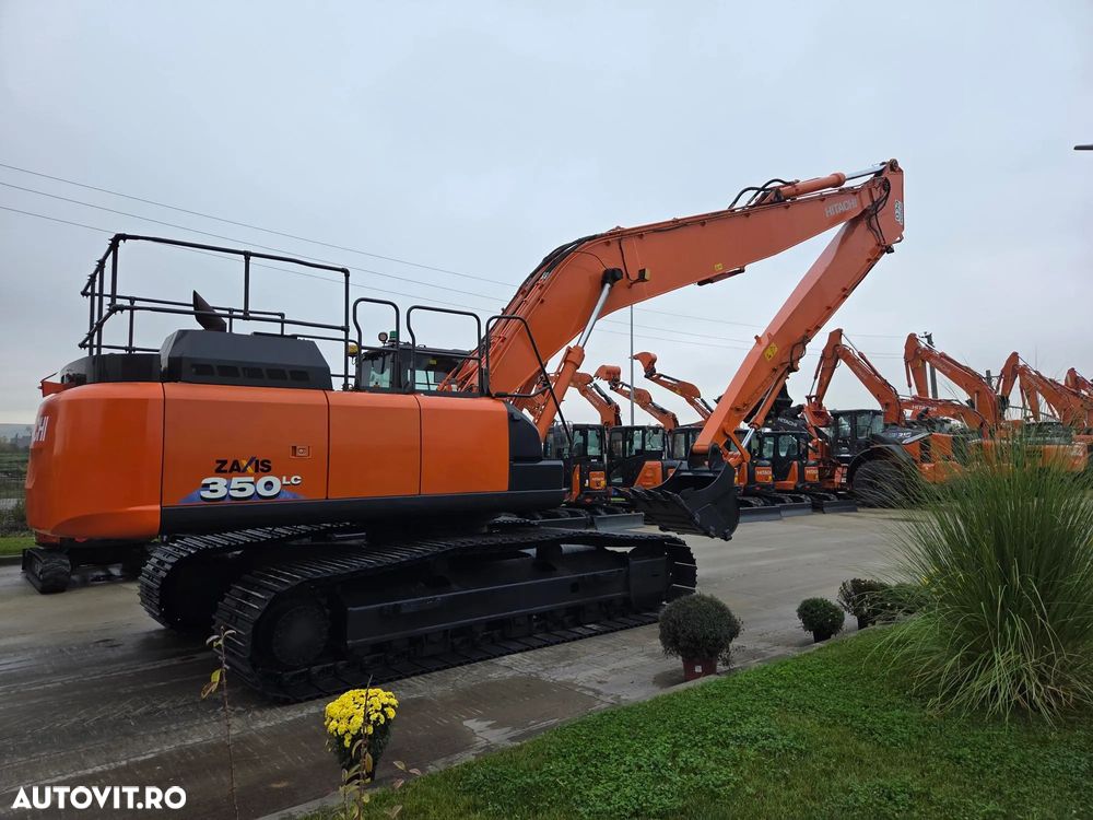 Hitachi BRATE LUNGI la 22m, cupa 1mc, 39 tone, HITACH ZX350LC-6, 2019, 7.452h, Consum mediu 21l/h, camera spate si laterale, Inst hydr pe brate, Cupa taluz, Lant 80% ok, Contragreutate, 284CP, posibilitate leasing, STARE FOARTE BUNA-PROMOTIE 179.900 EUR+Tva - 16
