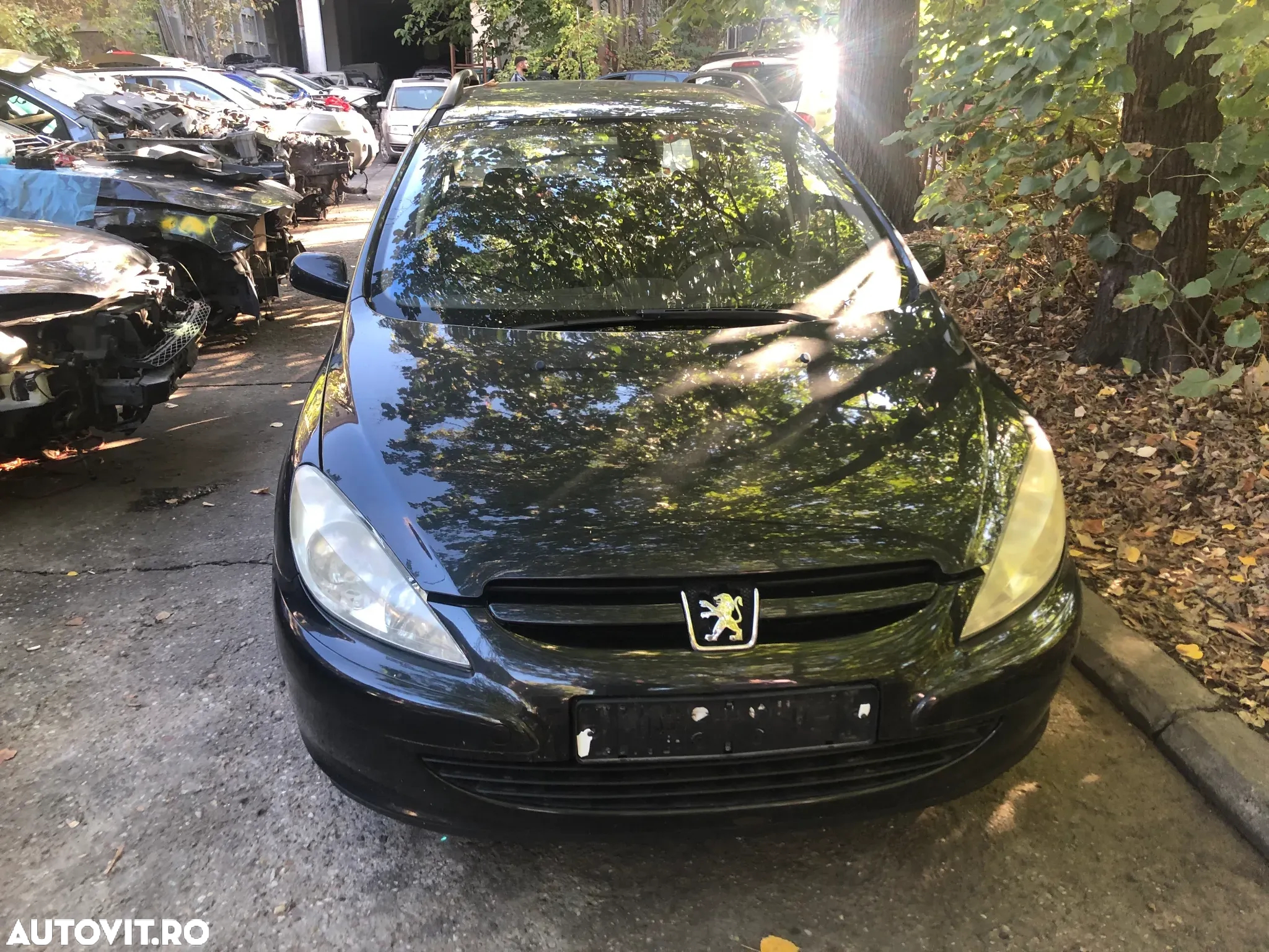Capota fata motor Peugeot 307 negru non facelift 2004 - 3