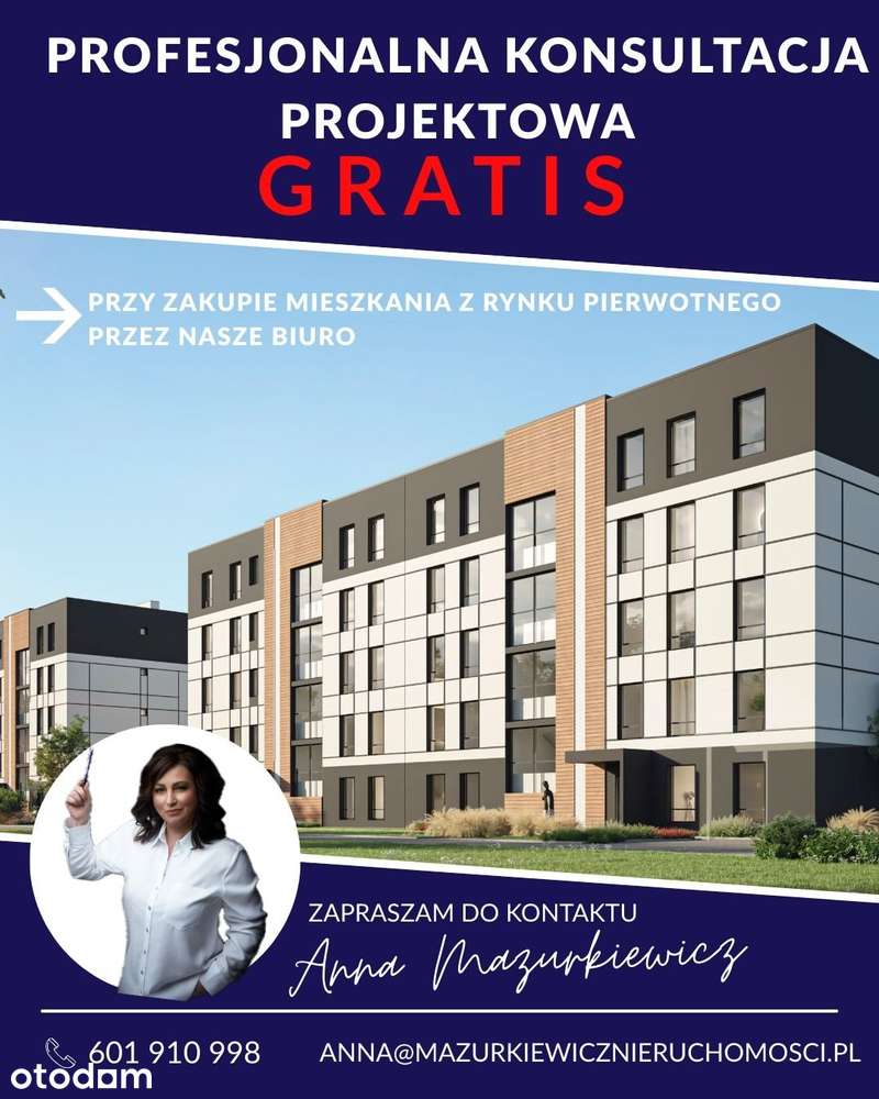 Mieszkanie z bonusem projektowym! Bez prowizji