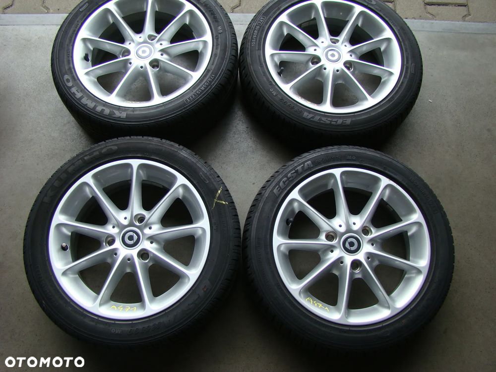 a471 3x112 Smart ForTwo W451 4,5Jx15 155/60 i 5,5jx15 175/55 lato - 1