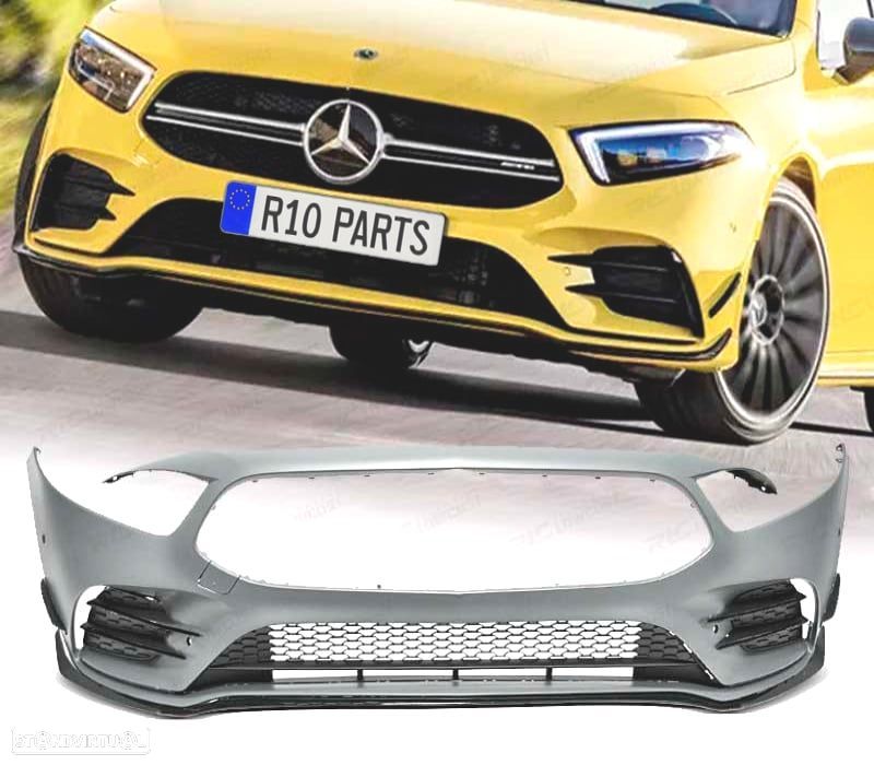 PARA-CHOQUES FRONTAL MERCEDES CLASE A W177 18-22 LOOK AMG CÂMERA PDC - 1