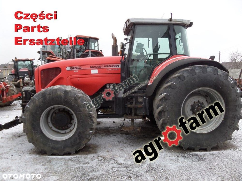 Massey Ferguson 8280 części, skrzynia biegów, oś - 1