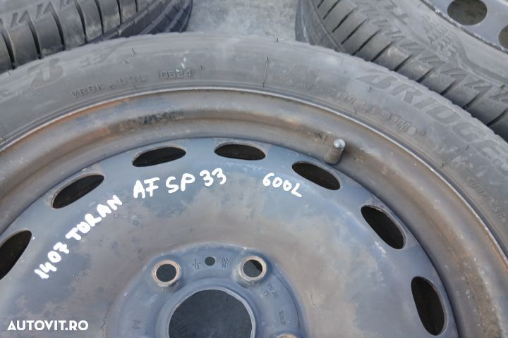 Jante tabla cu anvelope 16 - set 205/55 R16 1K0601027BD 61/2JX16H2 20 - 5