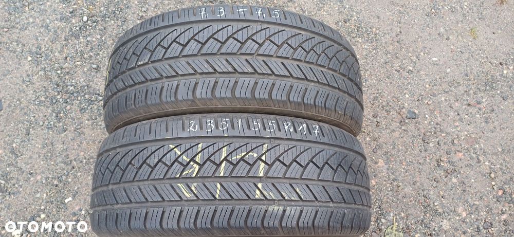 235/55R17 103W ATLAS , dwie używane opony wielosezonowe.