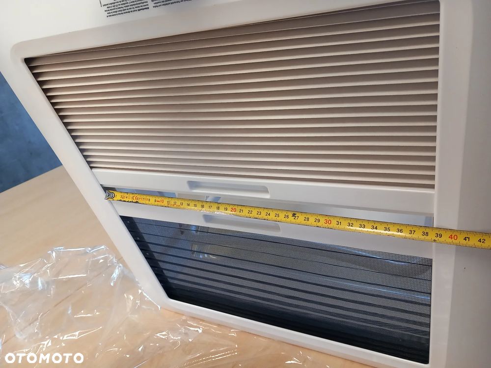 OKNO DACHOWE DOMETIC Z PODWÓJNĄ ROLETĄ 38X38 CM 48X48 CM - 19