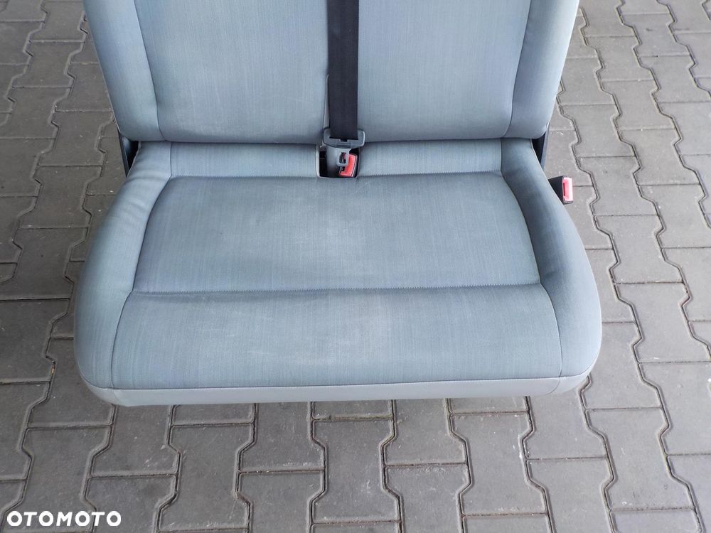 VW T5 T6 FOTEL PODWÓJNY PASAŻERA PRZÓD DWÓJKA POCZTA - 2
