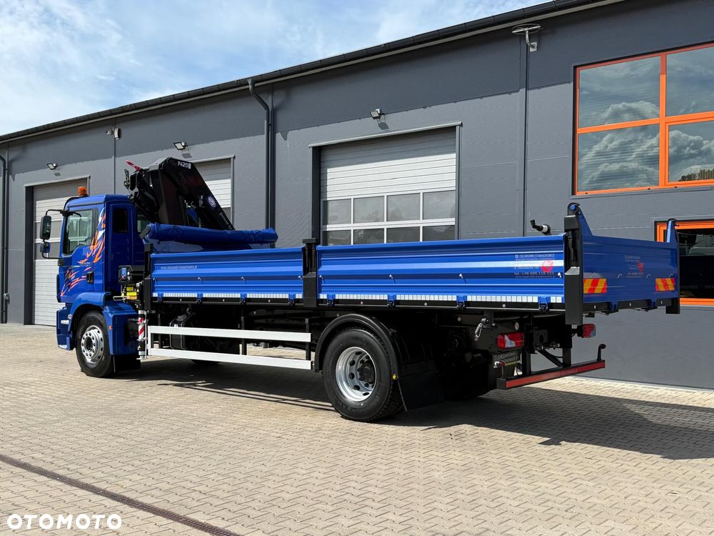 MAN TGM TGL TGS 18.250 // Klimatyzacja / Kiper 6,55 m !! // wywrotka 3-S + HDS HMF 1420 - K2 // budowlanka // energetyka //żuraw dzwig kran crane // Świeżo sprowadzony!! - 7