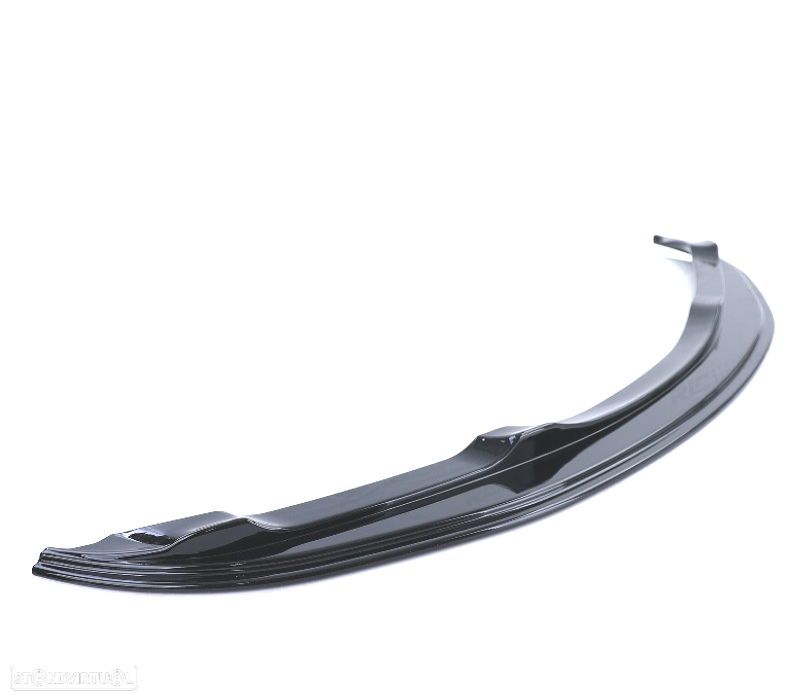 SPOILER LIP BMW E90 E91 05-08 LOOK M PRETO BRILHANTE - 3