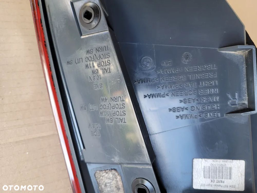 LAMPA LEWA TYLNA TYŁ BŁOTNIK BMW 5 GT F07 09-14 - 7