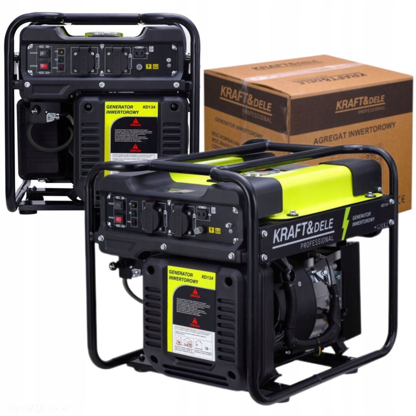 AGREGAT PRĄDOTWÓRCZY GENERATOR PRĄDU INWERTOROWY 4000 W KD134 KraftDele - 1