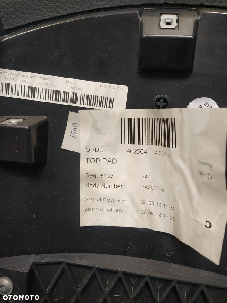 JAGUAR XJ X351 DESKA ROZDZIELCZA KOKPIT KONSOLA UK - 16