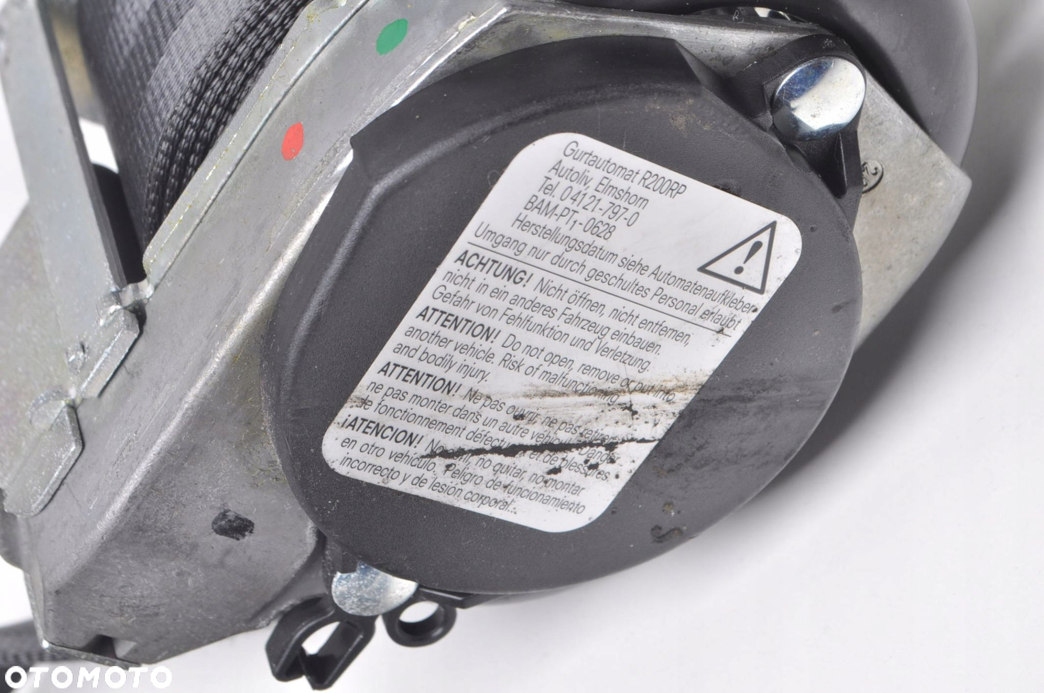 VOLVO S60 II V60 PAS BEZPIECZEŃSTWA PRAWY TYŁ TYLNY 39823325 - 2