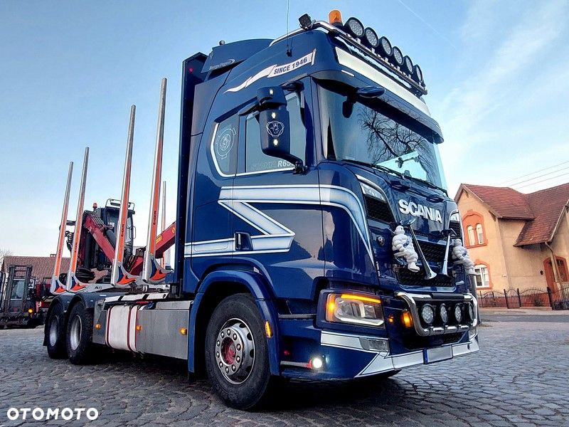 Scania R650 6x4 next gen do drewna drzewa lasu Srowadzona, Super Stan! - 2