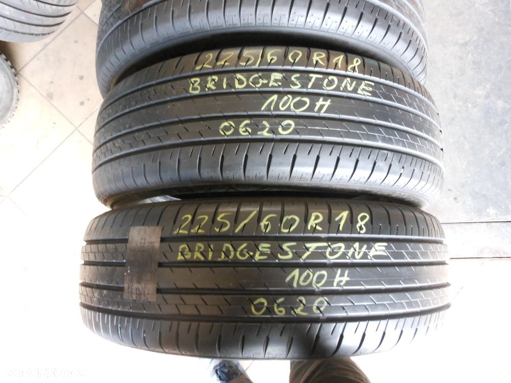 Opony 225/60r18 bridgestone alenza h/l33 7,2mm lato komplet - 2