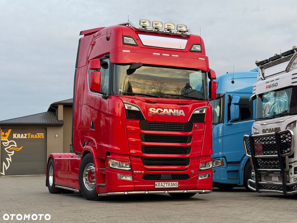 Scania 580s Scania z Niemiec ASO kontrakt serwisowy idealny stan v8 4x2 - 5