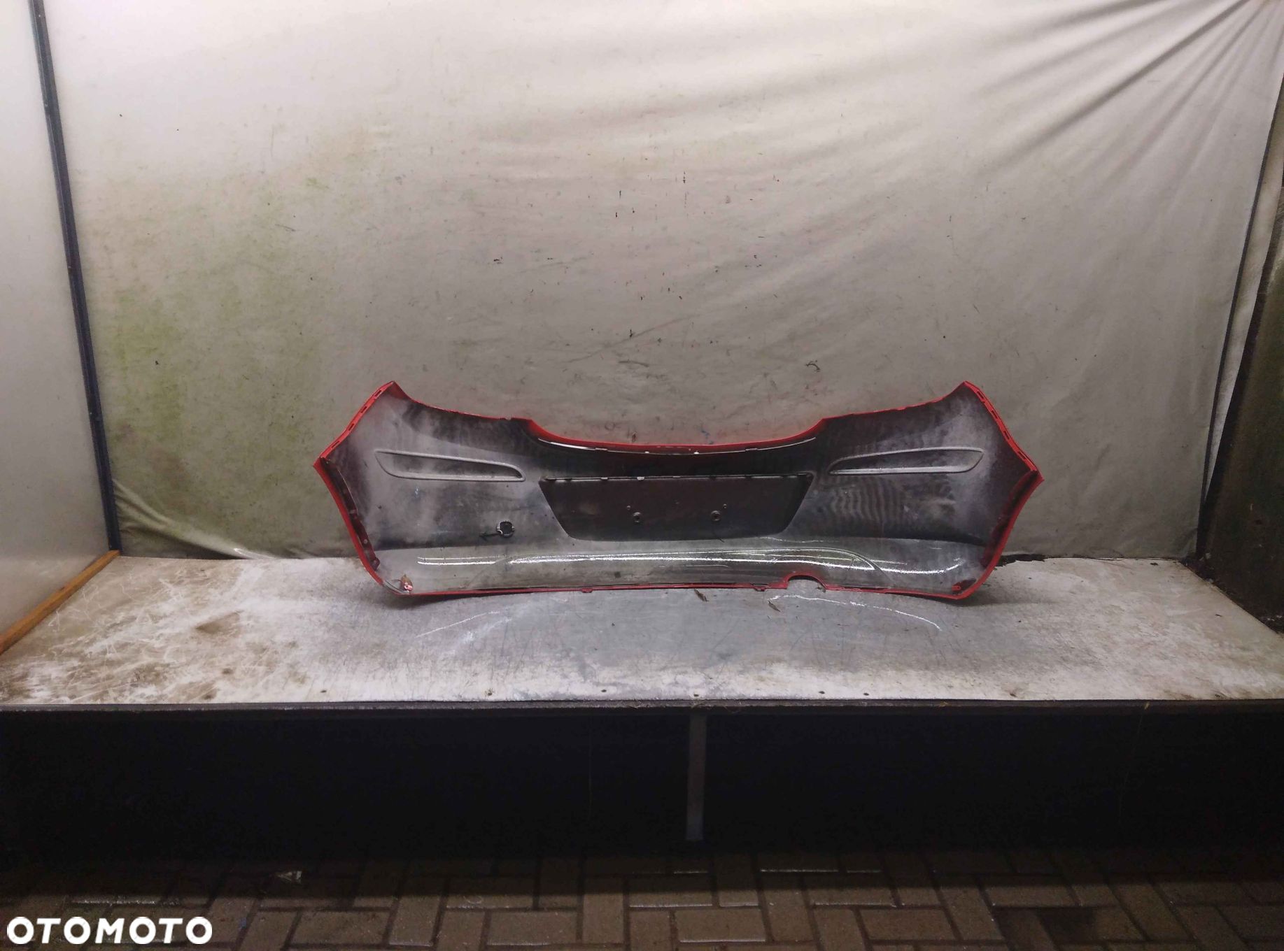 ^ ZDERZAK TYŁ TYLNY DO OPEL CORSA D Z547 CZERWONY - 1