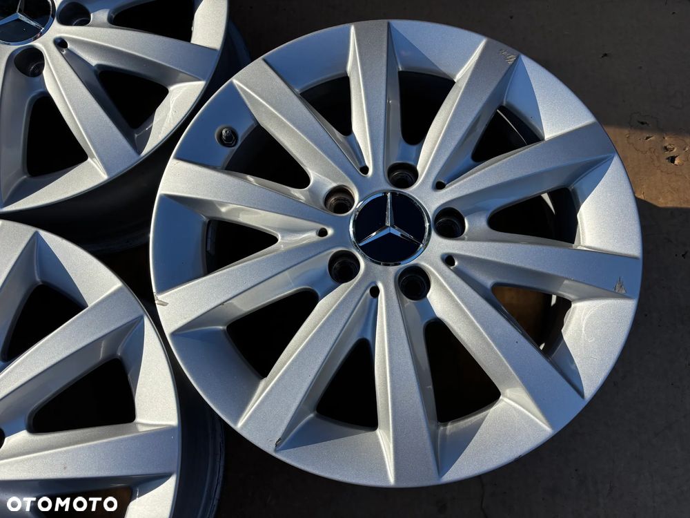 Oryginalne Aluminiowe Felgi Mercedes B A Klasa W246 Czujniki Ciśnienia 6.5 16 ET49 5x112 A2464010500 4 Sztuki Ładne A246 246 W176 176 - 4