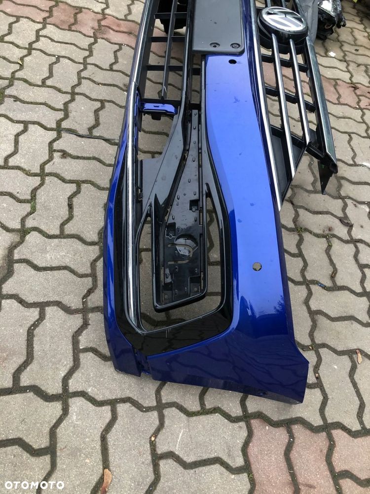 VW PASSAT B8 LIFT R-LINE GTE ZDERZAK PRZÓD GRILL - 4