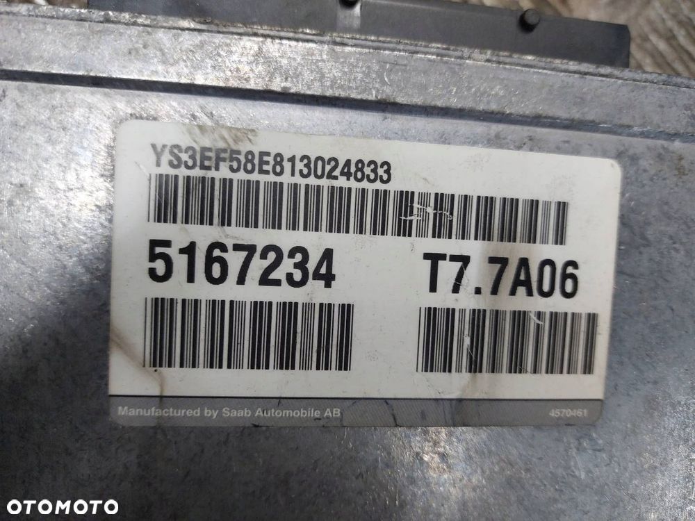 KOMPUTER STEROWNIK SILNIKA SAAB 9-5 I 2.3 T 5167234 5380076 - 2