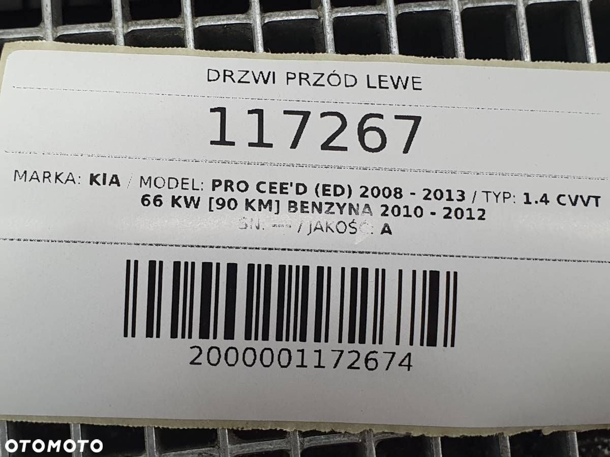 DRZWI PRZÓD PRZEDNIE LEWE KIA PRO CEED I 3D WD - 16