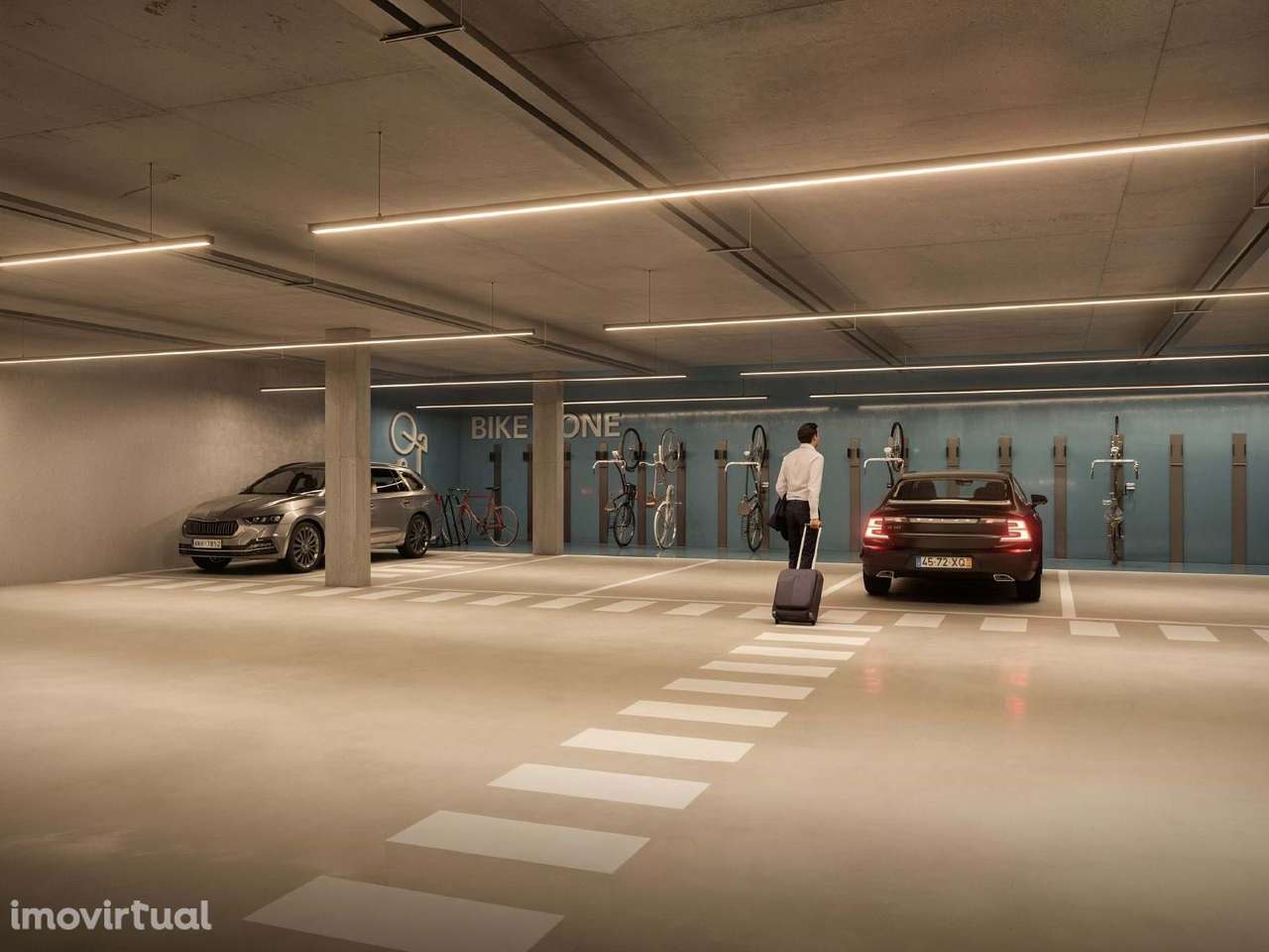 Apartamento T0 com 51,50 m2, parqueamento | Emp. Vieira da Silva, Sald - Grande imagem: 5/13