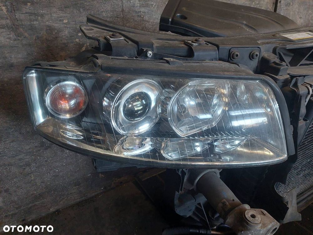 ZDERZAK PRZÓD PAS PRZEDNI WZMOCNIENIE CHŁODNICE LAMPY AUDI A4 B6 2.5 TDI EU - 8