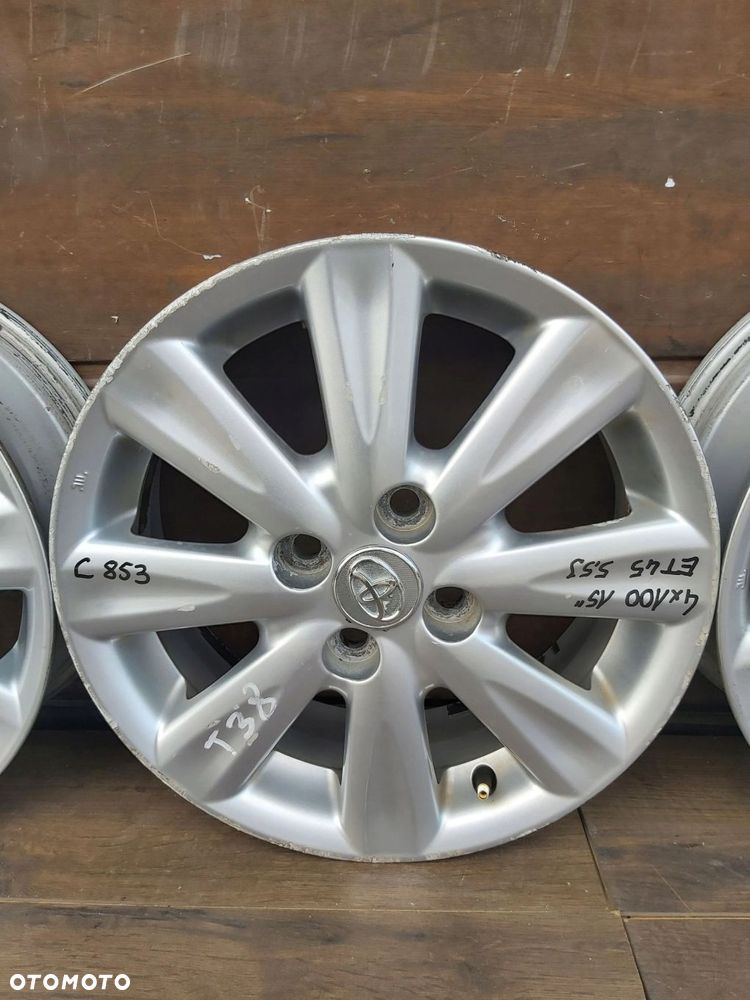 Toyota Yaris I II III Alufelgi 15 4 x 100 et45 - 5