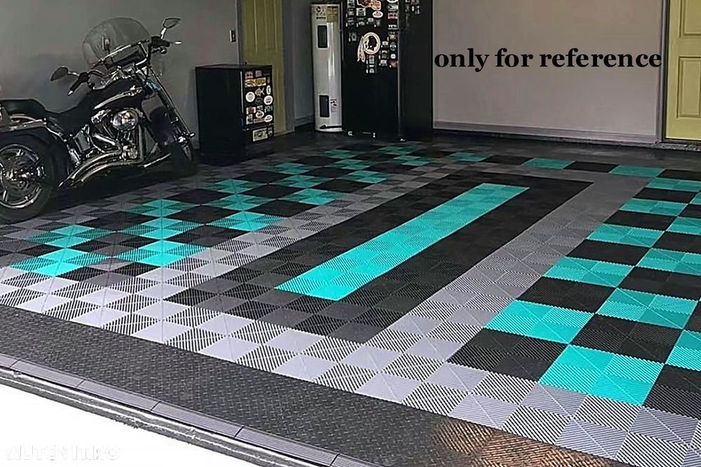 Pardoseala Modulara Ventilata pentru Garaj Depozit Gri Inchis - 5