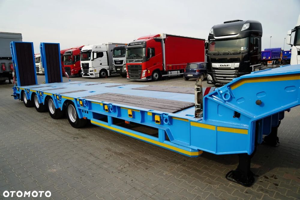 Inny KOMODO / KMD4 / NACZEPA LAWETA / NISKOPODWOZIE / OSIE SKRĘTNE / OŚ PODNOSZONA / NAJAZDY HYDRAULICZNE / - 11