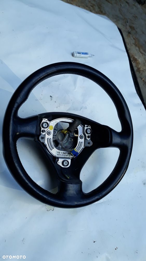 Kierownica Dwie do wyboru patrz opis Audi a3 8l audi a2 a6 a4  Skóra trójramienna plus poduszka 8z0419091d 8e0880201j/6ps - 1