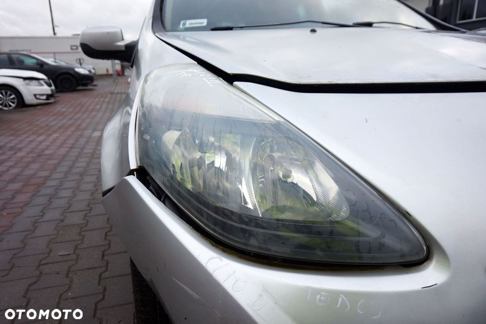 MASKA ZDERZAK BŁOTNIKI LAMPY CLIO III PH2 LIFT TED69  RENAULT 2009-2012 SREBRNY PRZÓD KOMPLETNY - 11