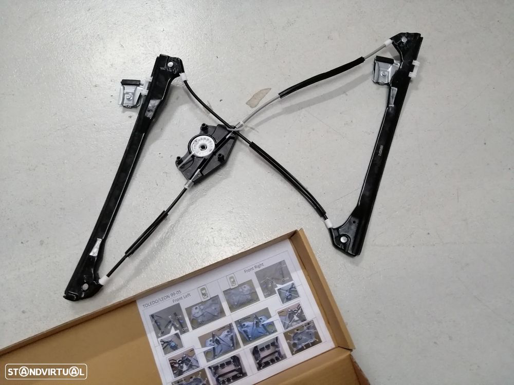 Elevador / Elevadores do vidro porta frente Seat Leon Toledo 1M - 2