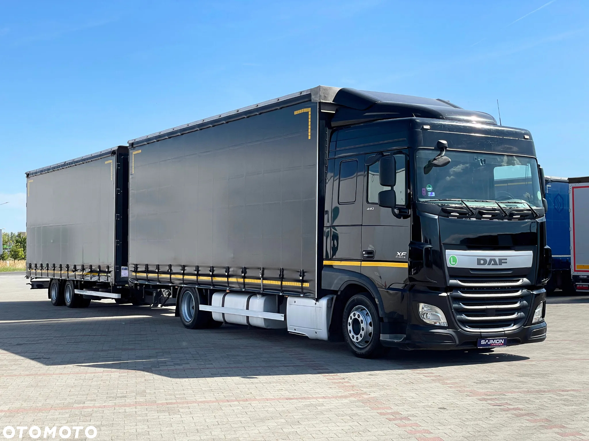 DAF XF 440 / ZESTAW TANDEM 120 M3 / PRZEJAZDOWY / 7,75 M + 7,75 M / SALON PL - 2