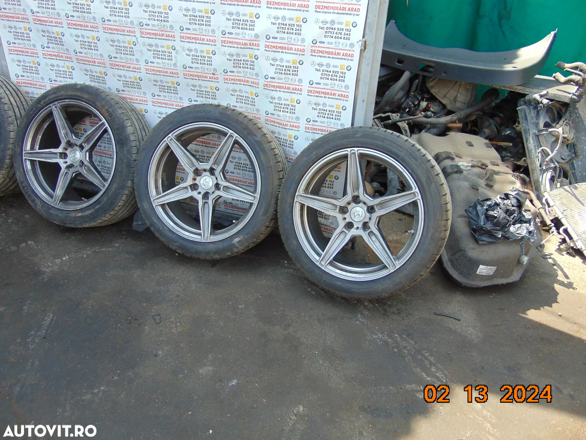 Jante Hyundai Tucson r19 santa fe Kia sorento Sportage Mazda nissan honda r19 jante cu anvelope vara jante aliaj aluminiu r19 japoneze - 3
