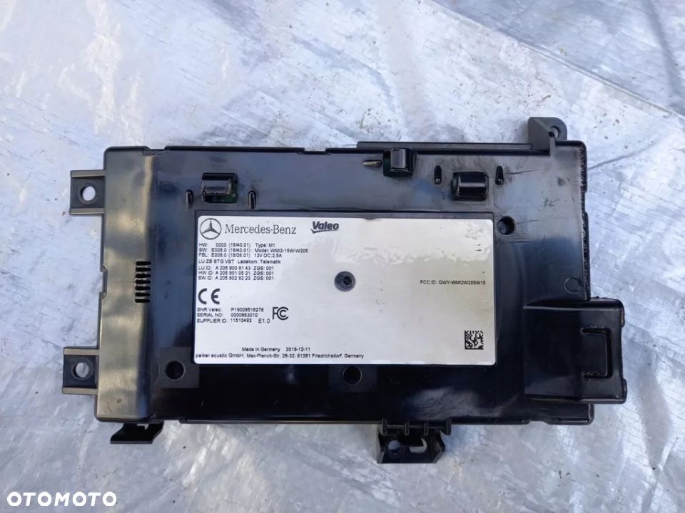 W205 LADOWARKA INDUKCyjna modul a2059008143 - 1