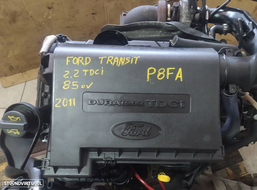 Motor Ford Transit 2.2TDCI 85cv P8FA  caixa 5 velocidades 6C1R 7002 AB - 1