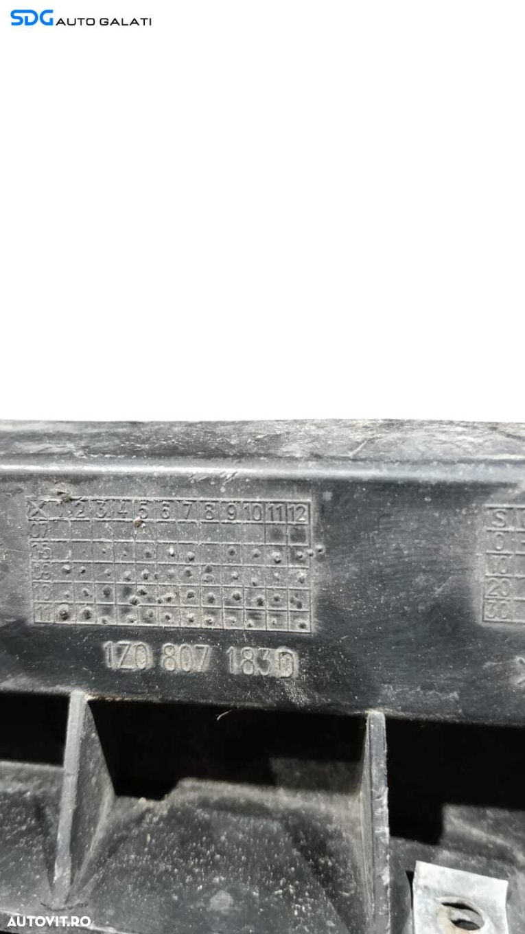 Suport Ghidaj Dreapta pentru Bara Spoiler Fata Skoda Octavia 2 NFL Non Facelift 2004 - 2013 Cod 1Z0807183D [M8317] - 3