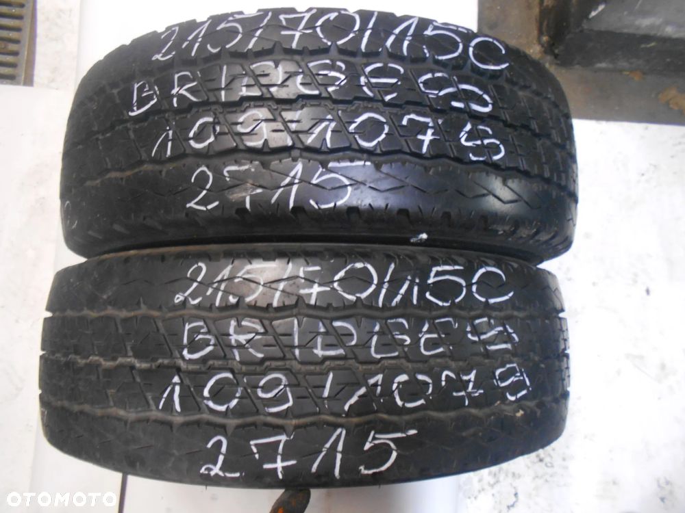 OPONY 215/70R15C BRIDGESTONE DURAVIS R630 DOT 2715 8.7MM - 1